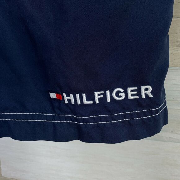 Tommy Hilfiger Hula Dancer Girls Swim Trunks Shorts Blue Hawaii Mens Small - Picture 3 of 7